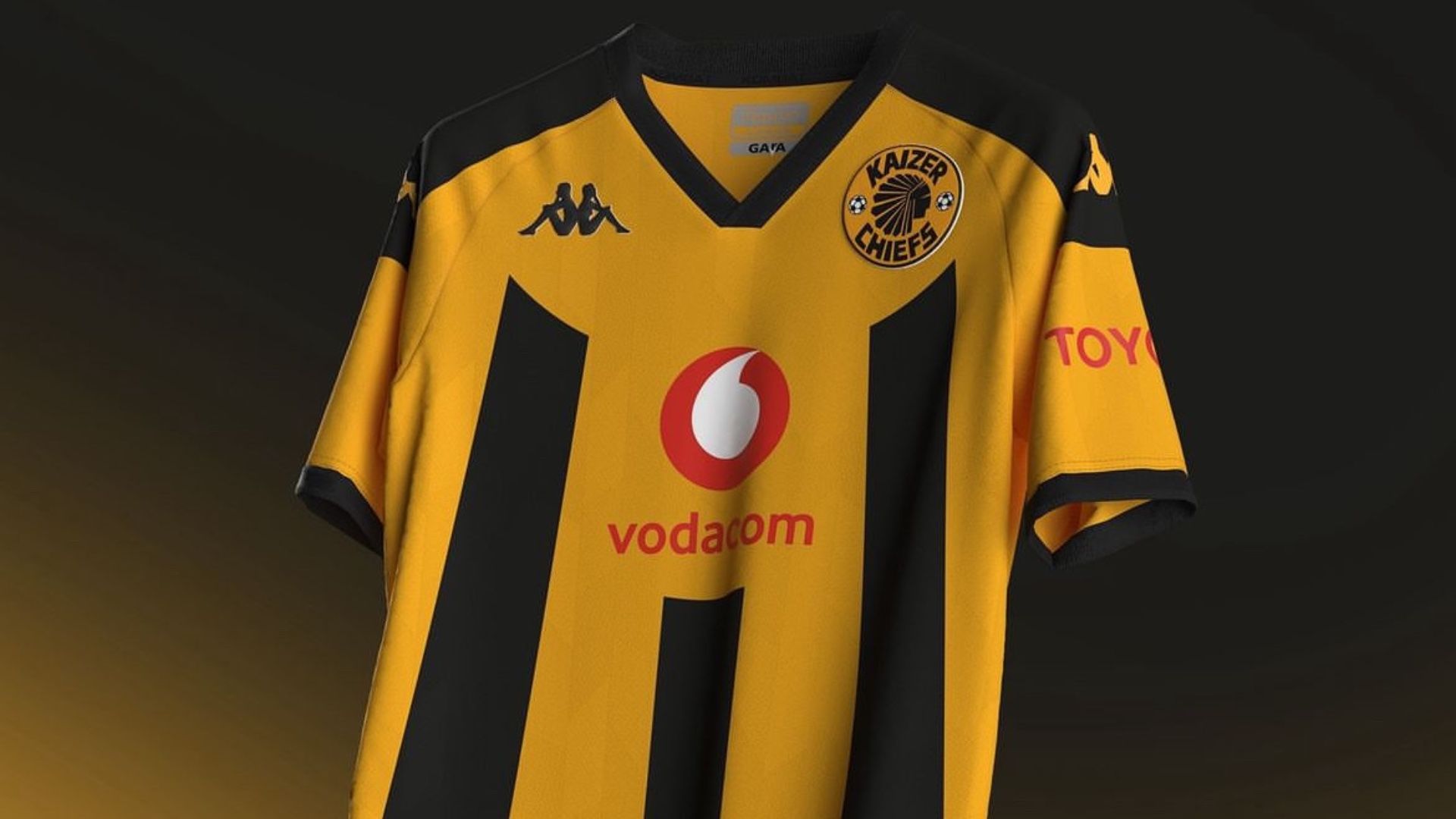Kaizer Chiefs home jersey