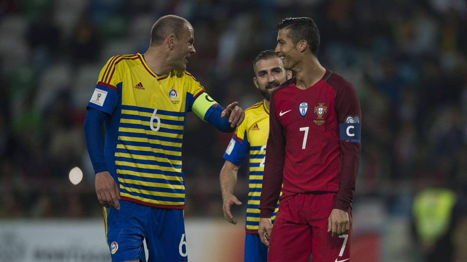 Ildefons Lima Cristiano Ronaldo Andora Portugal