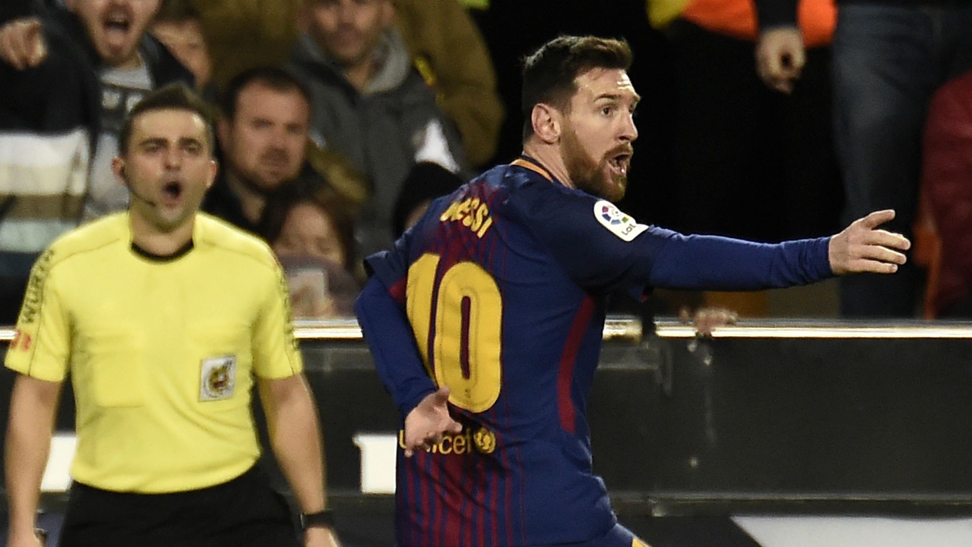 Lionel Messi Barcelona Valencia