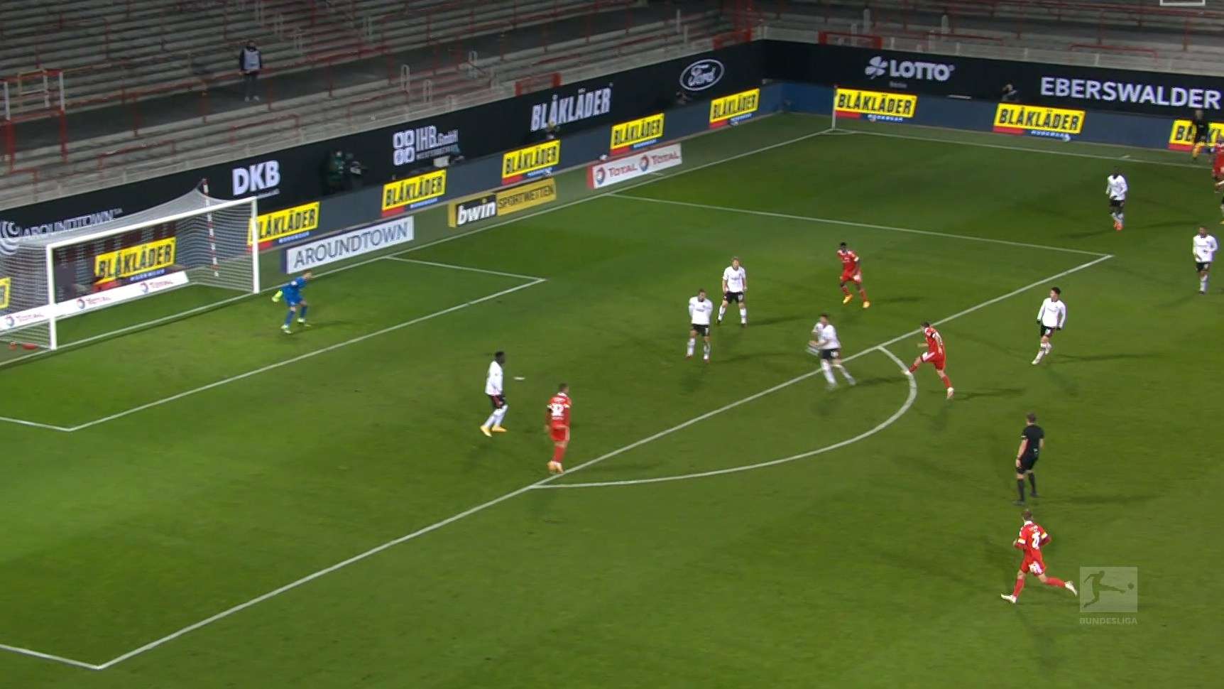 Max Kruse goal Union Berlin Eintracht Frankfurt