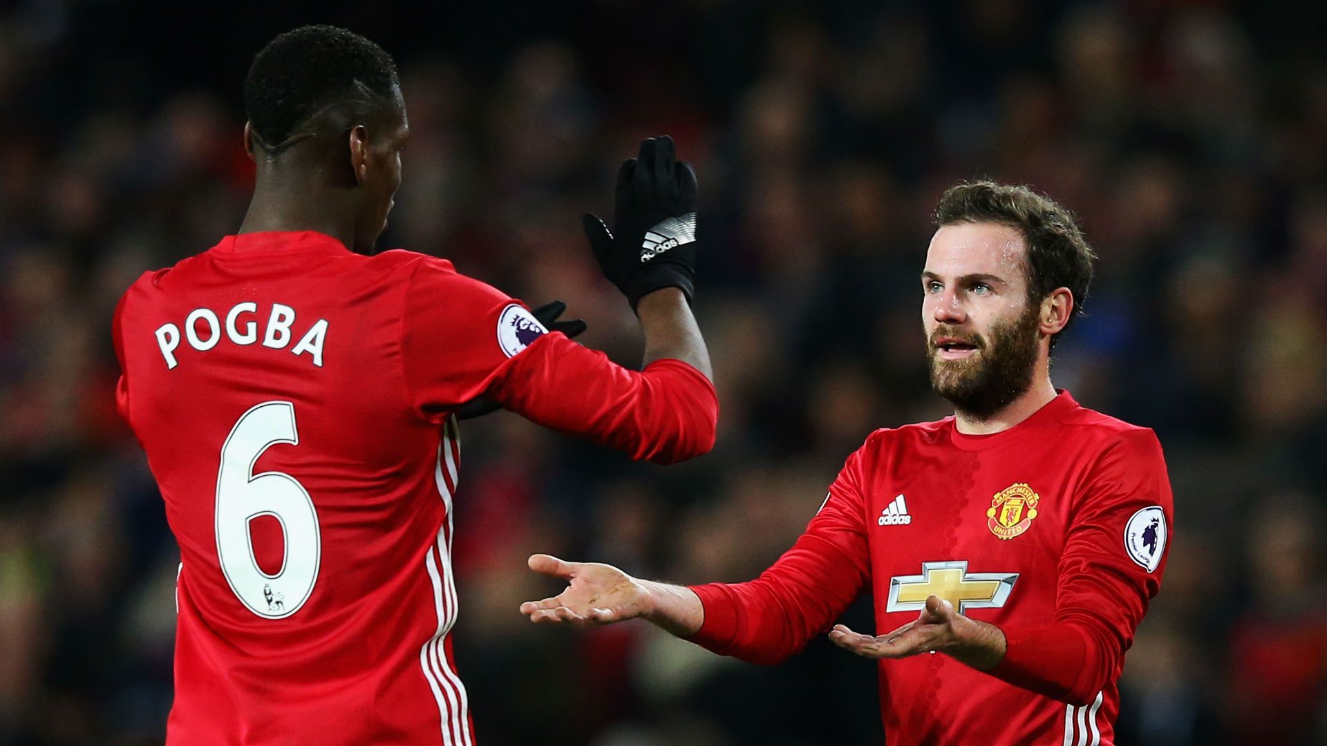 Paul Pogba Juan Mata Manchester United