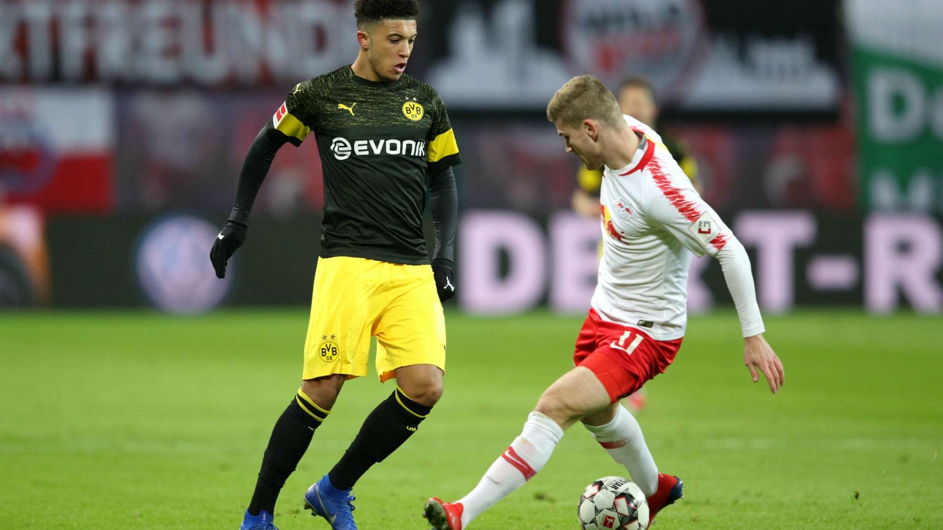 Jadon Sancho Borussia Dortmund Timo Werner RB Leipzig
