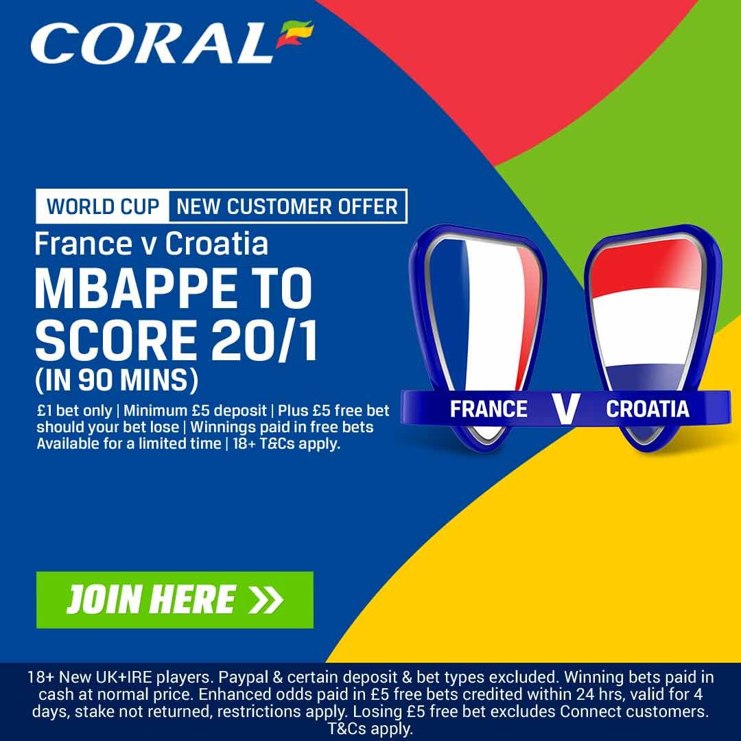 Mbappe Coral World Cup final offer in article