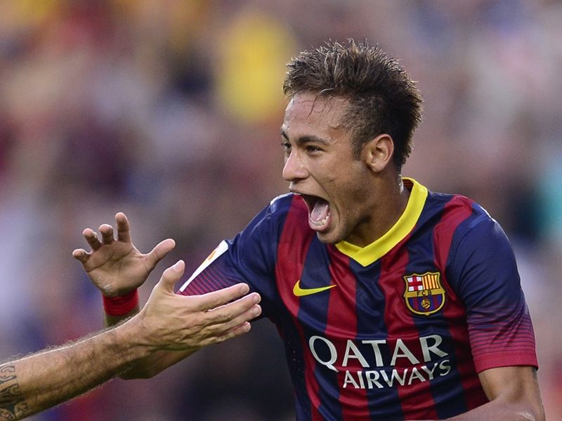 Neymar Barcelona Real Madrid La Liga Clasico 10262013