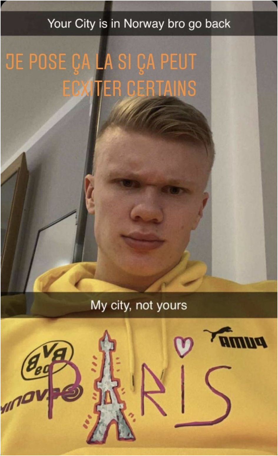 Erling Haaland Paris