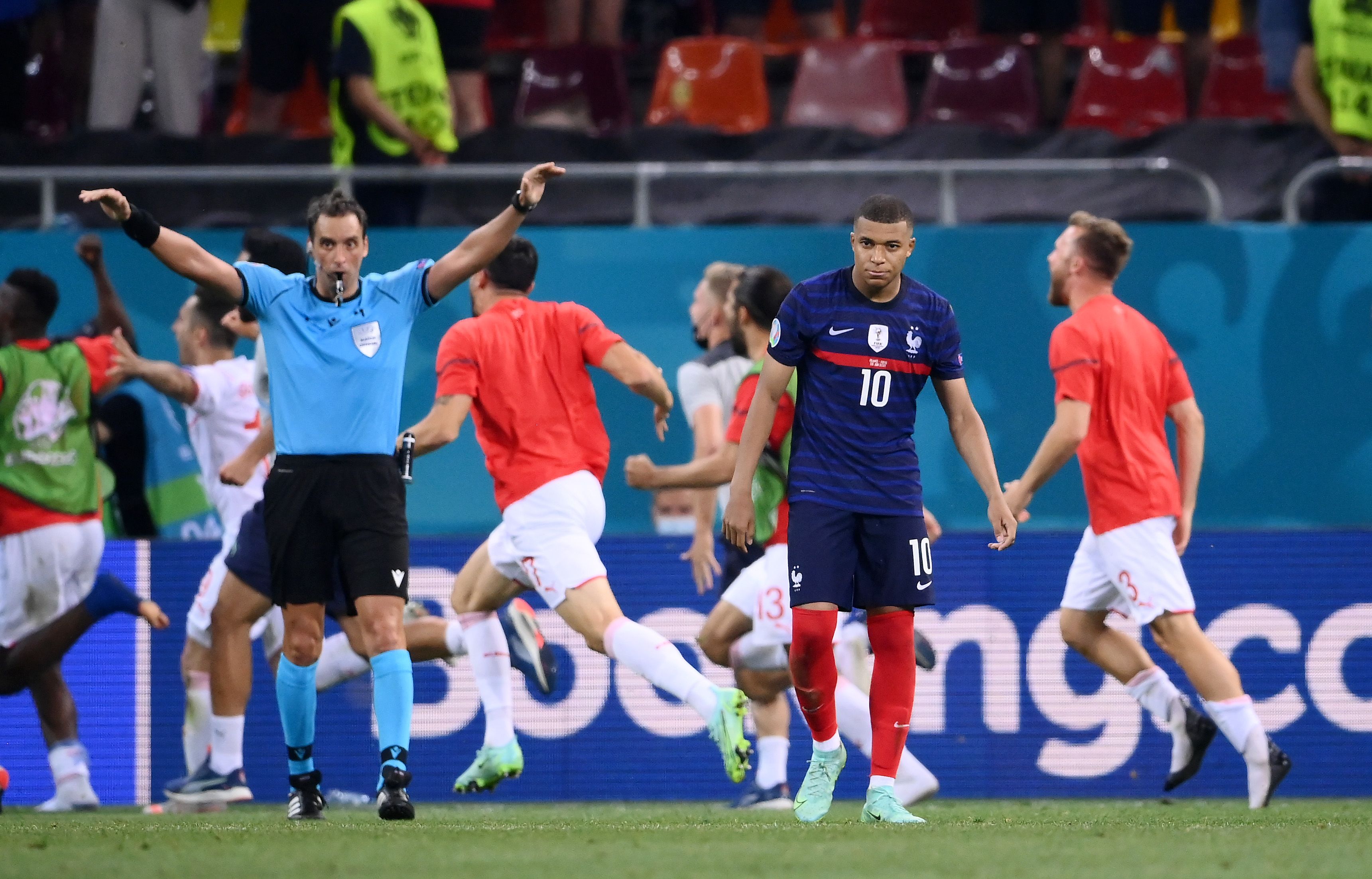 Mbappé contre la Suisse.