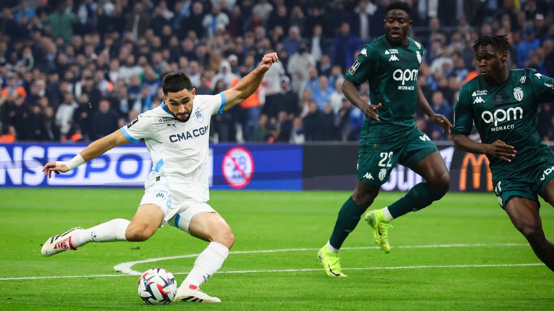 Neal Maupay Marseille Monaco Ligue 1 01122024