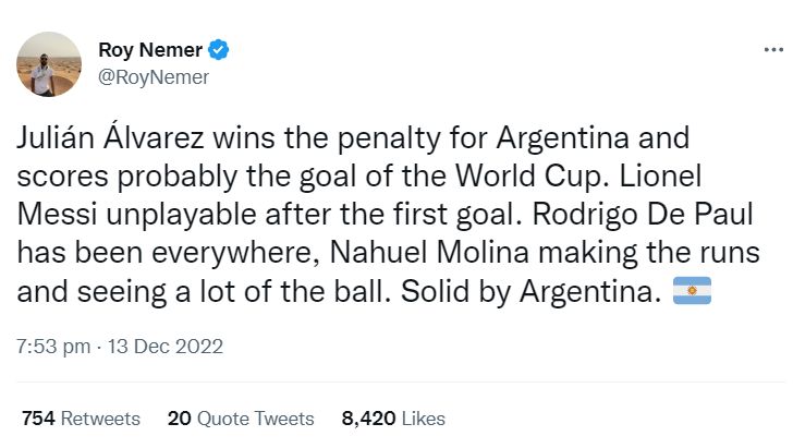 Twitter react ARG summary