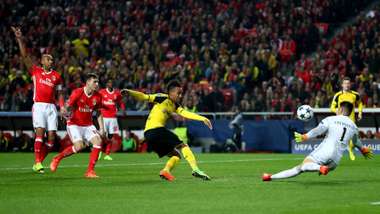 Ederson e Aubameyang - Benfica x Borussia Dortmund Champions League 14022017