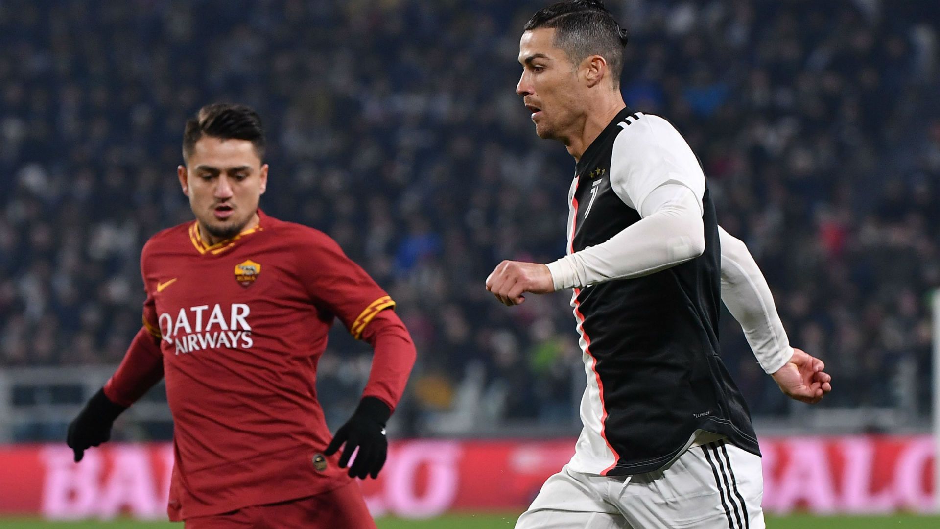 Cristiano Ronaldo Cengiz Under Juventus Roma Coppa Italia