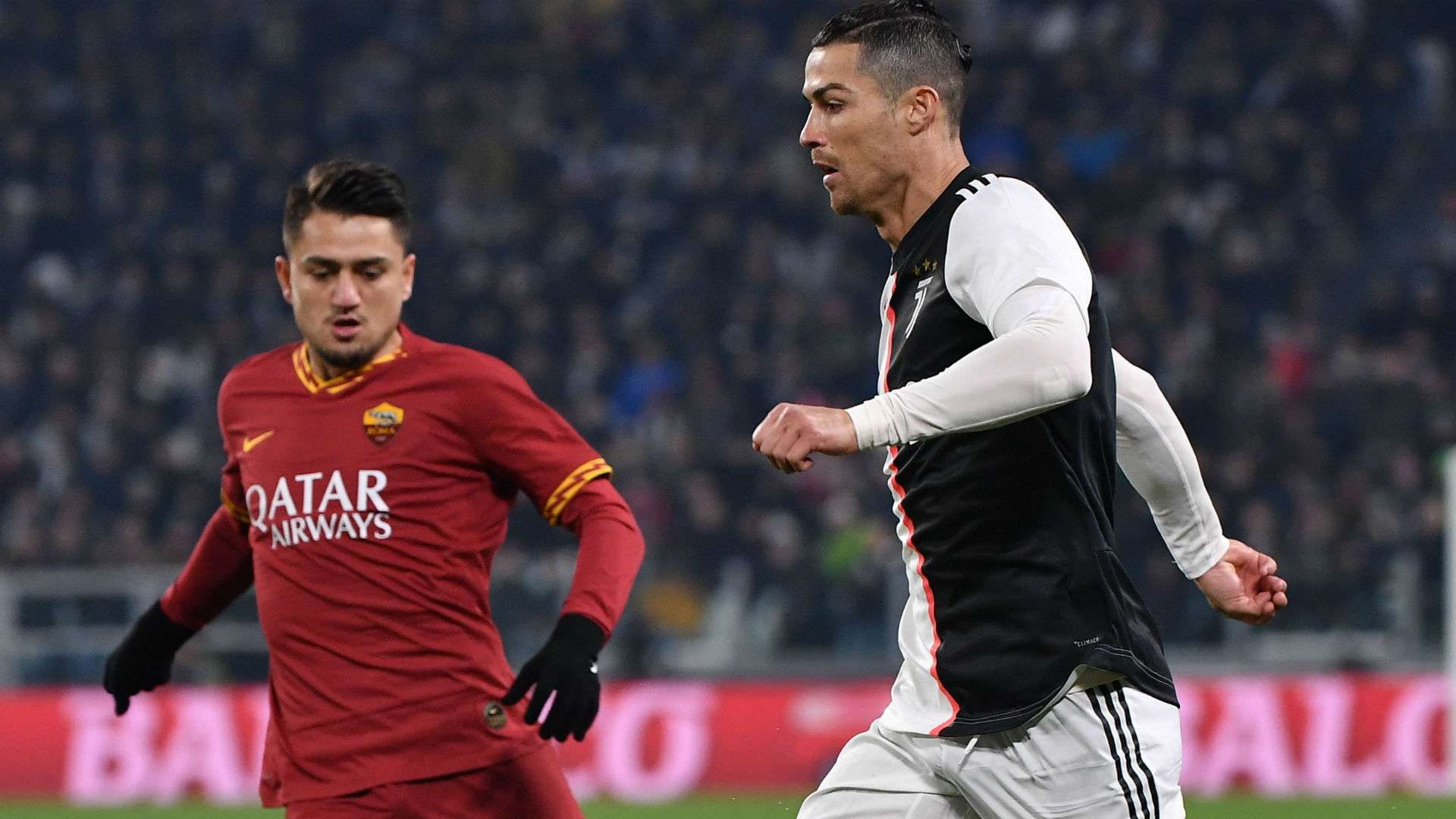 Cristiano Ronaldo Cengiz Under Juventus Roma Coppa Italia