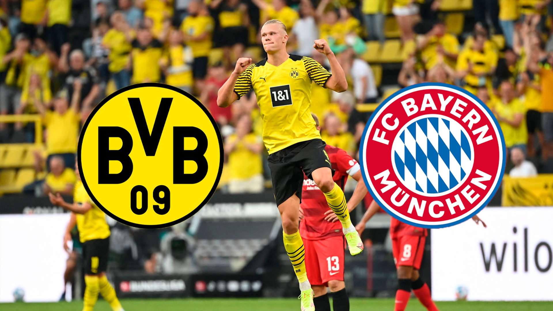 BVB Borussia Dortmund FC Bayern München Supercup Bundesliga 2021 tv live-stream heute gfx