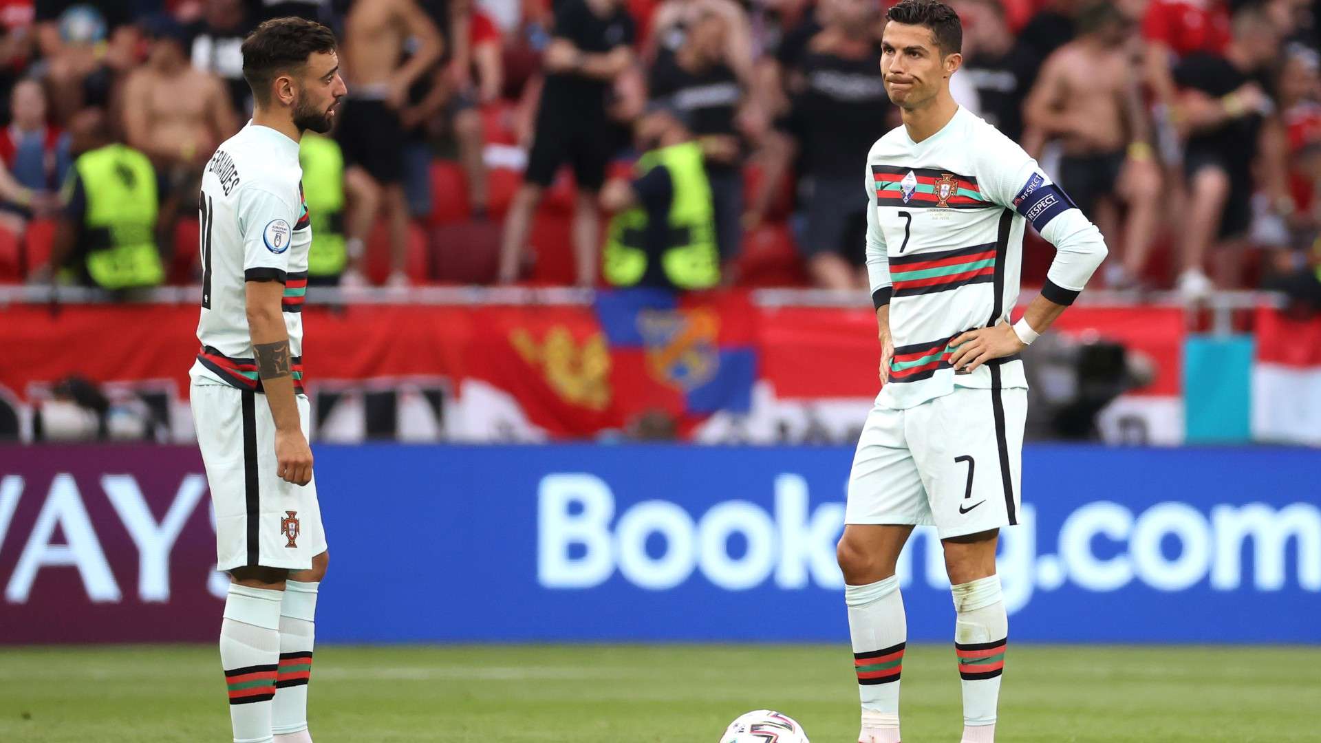 Bruno Fernandes Cristiano Ronaldo Portugal Euro 2020