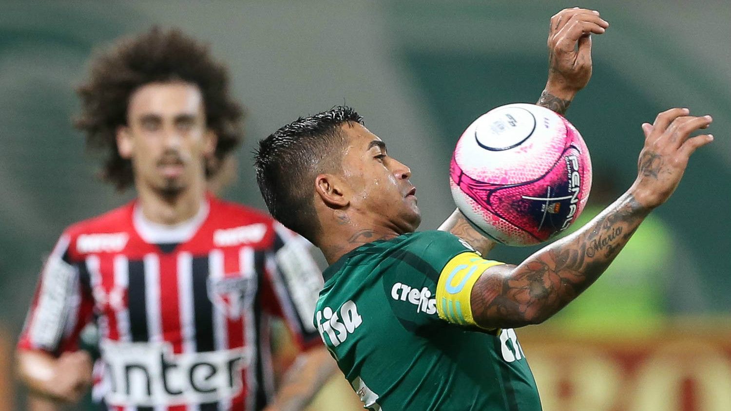 Dudu e Valdivia - Palmeiras x São Paulo - 8/03/2018