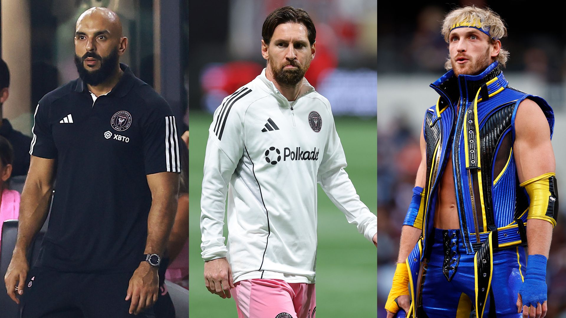 Yassine Chueko Lionel Messi Logan Paul split