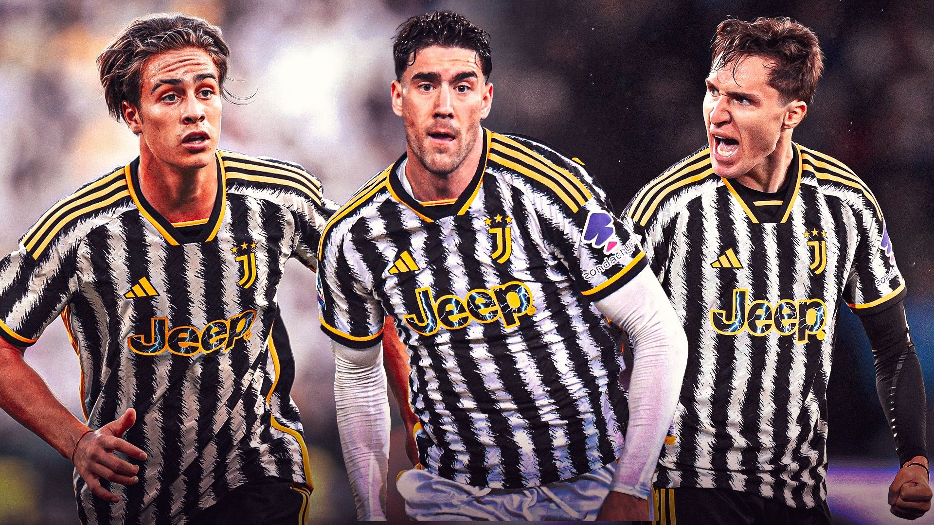 Yildiz Vlahovic Chiesa Juventus HD