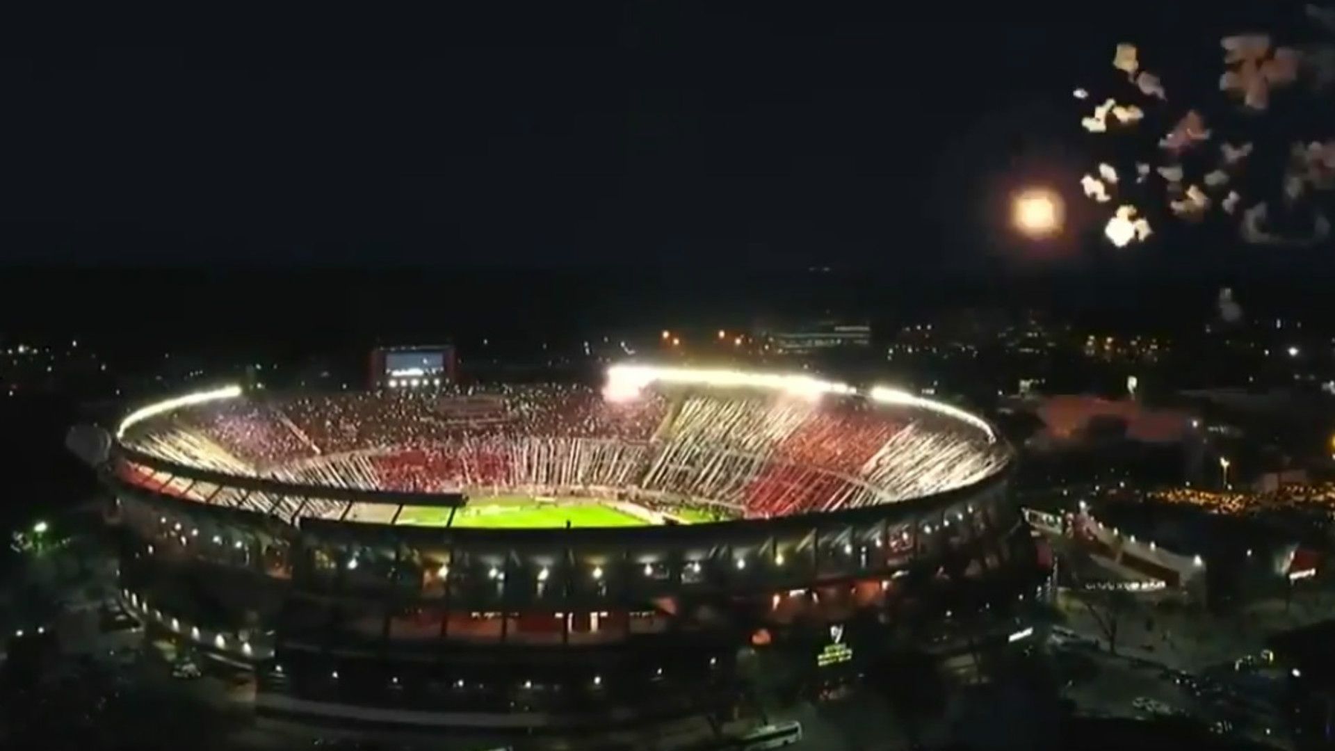 Captura Estadio Monumental River Independiente Copa Libertadores 02102018