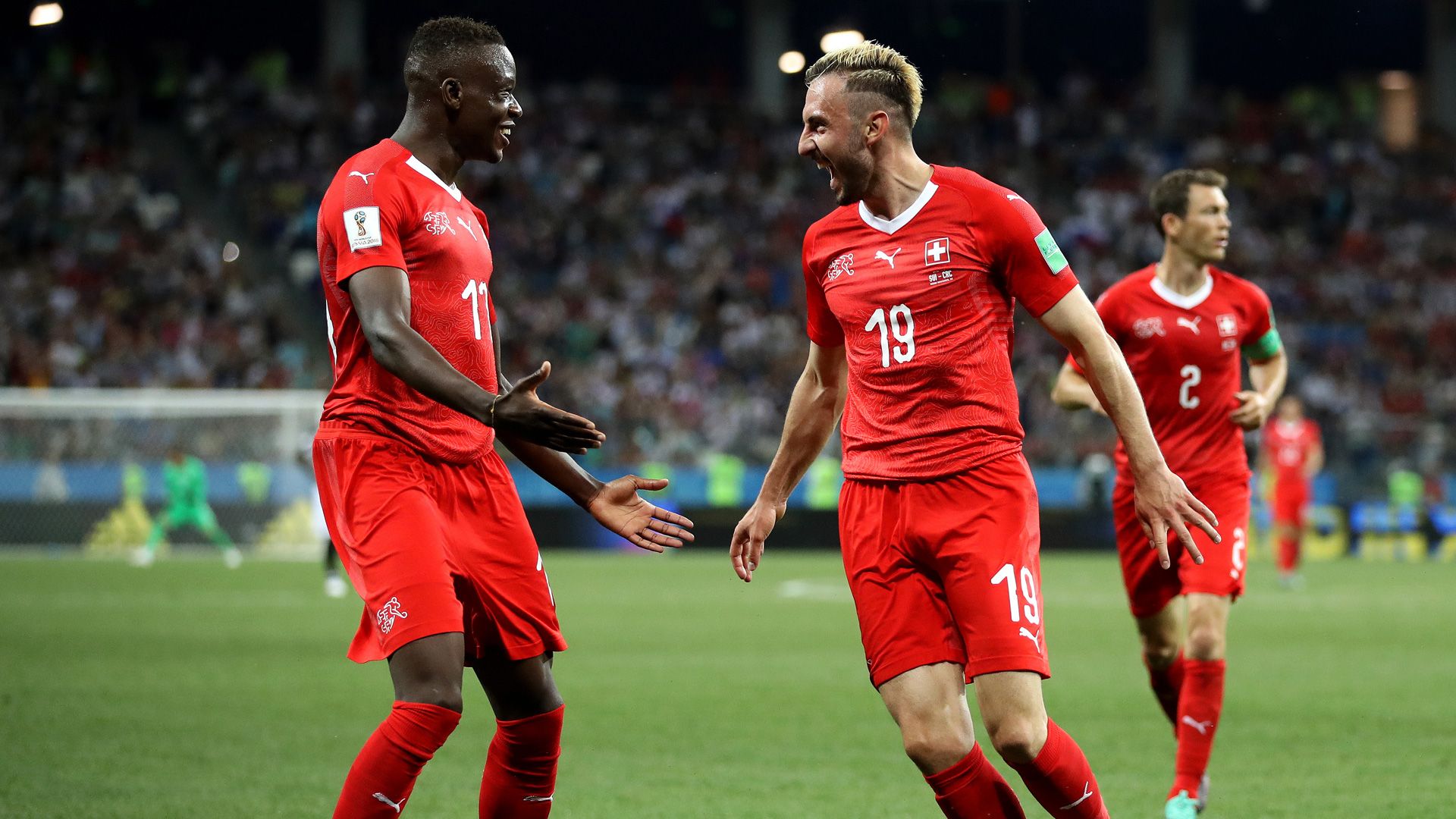 Switzerland Drmic Zakaria World Cup