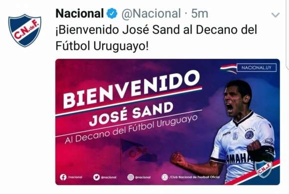 Captura Jose Sand Twitter Nacional