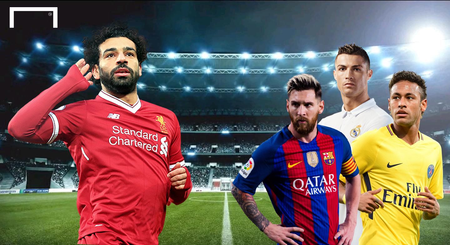 Mohamed Salah Lionel Messi Cristiano Ronaldo Neymar