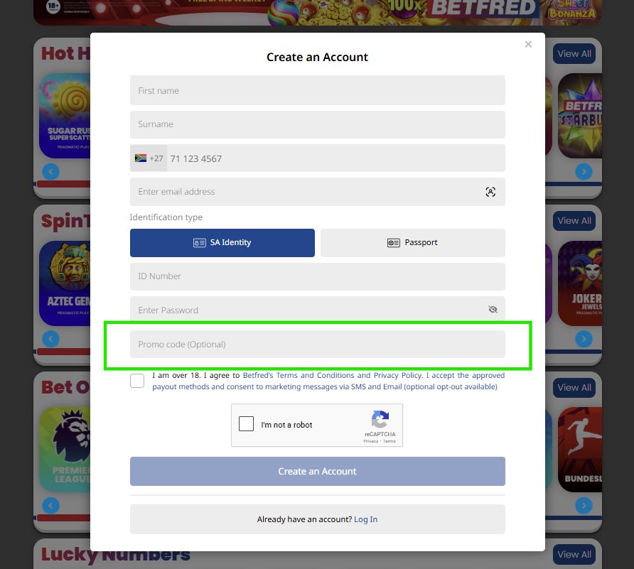 betfred-enter-promo-code