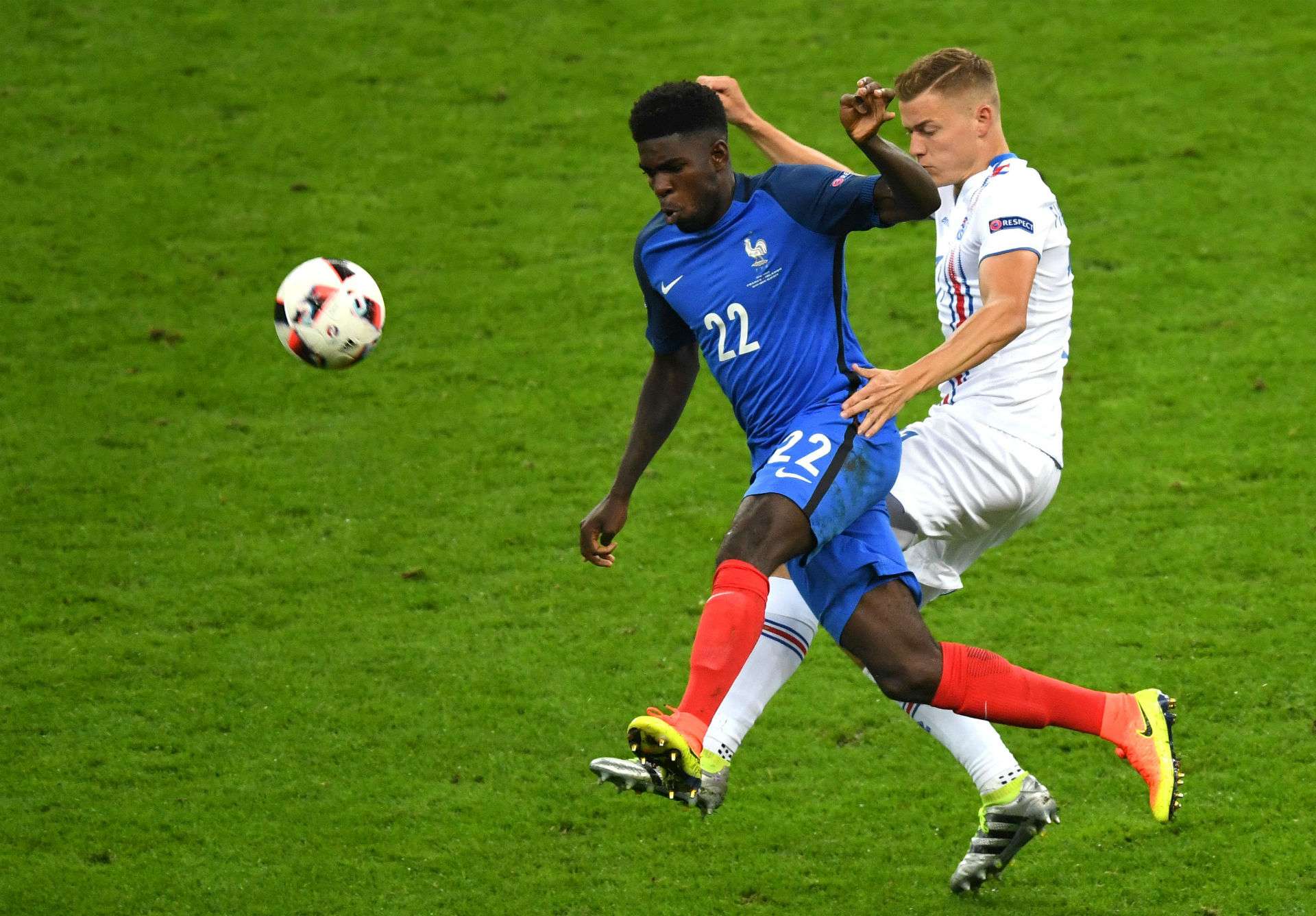 Samuel Umtiti France Iceland Euro 2016 07032016