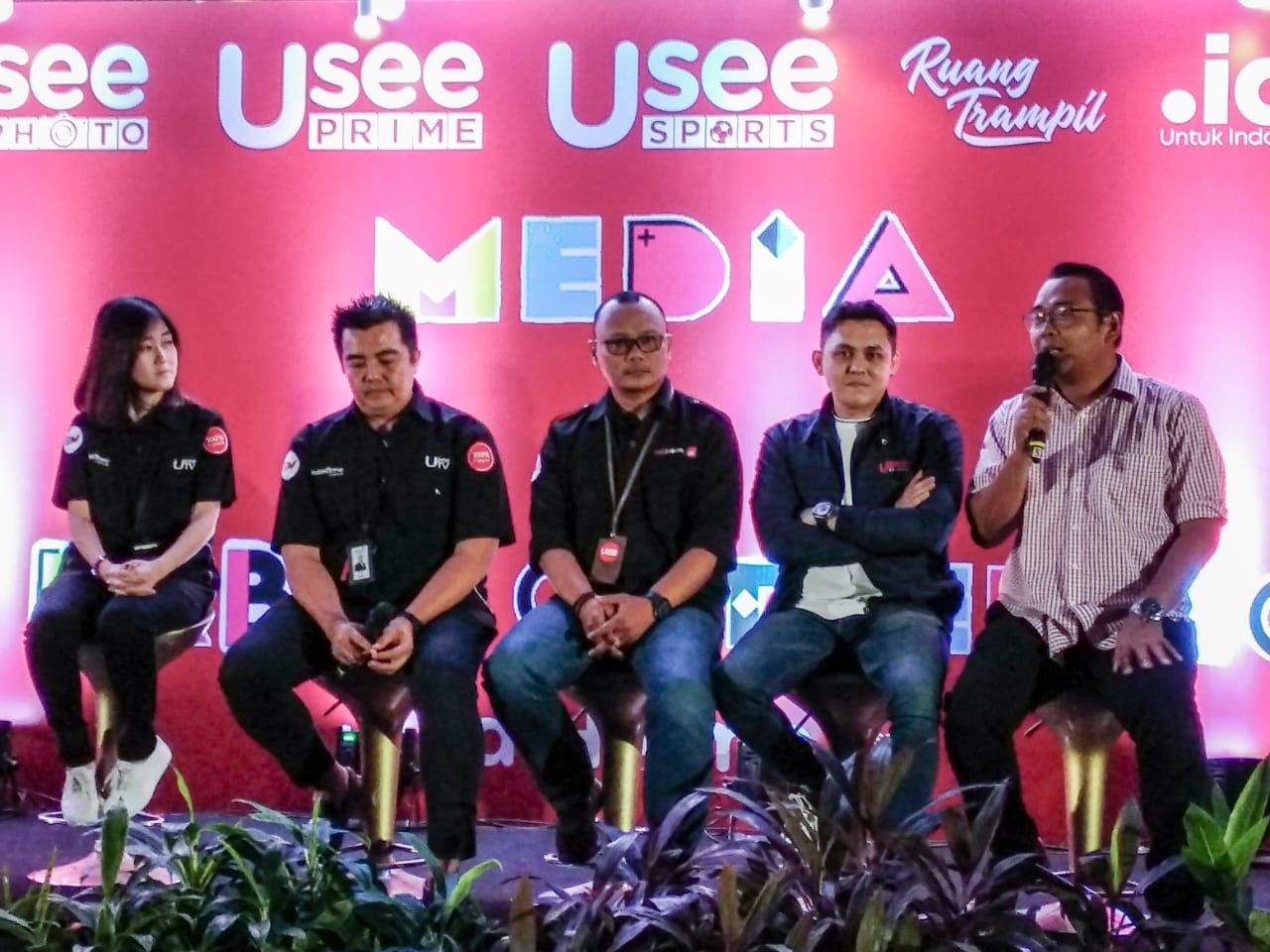 Preskon PT LIB dengan IndiHome Usee TV