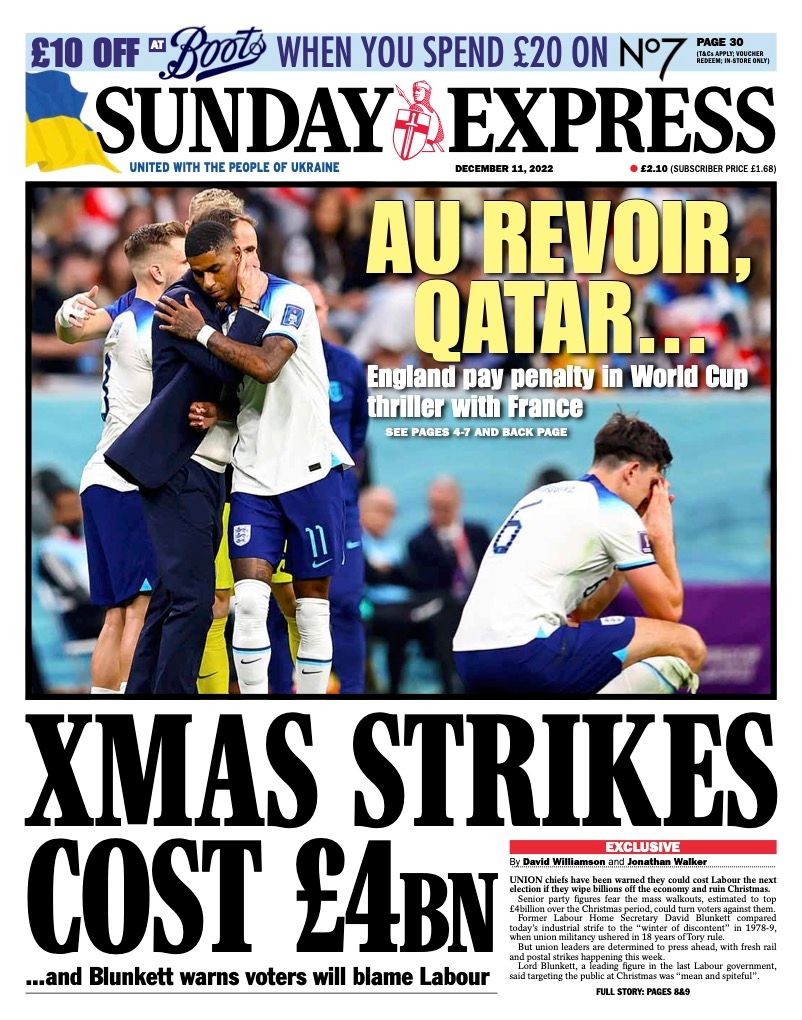 Sunday Express Angleterre-France