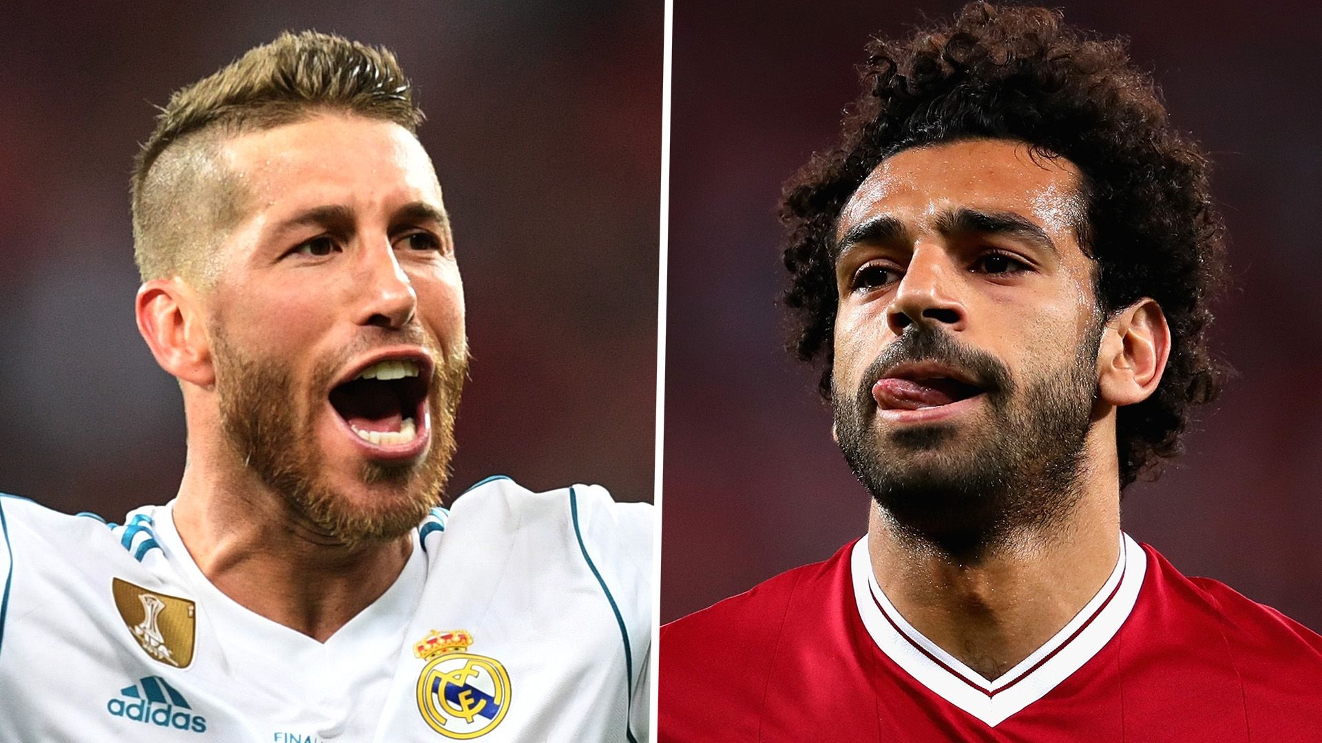 Sergio Ramos Mohamed Salah Real Madrid Liverpool 2017-18