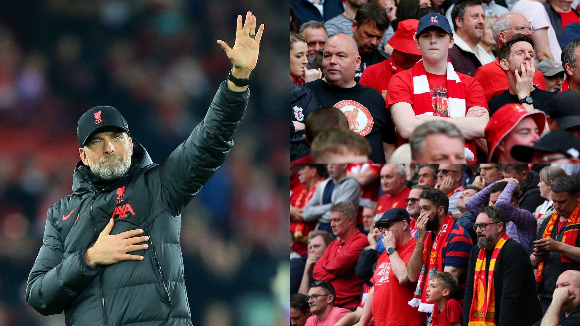 Jurgen Klopp sad Liverpool fans split