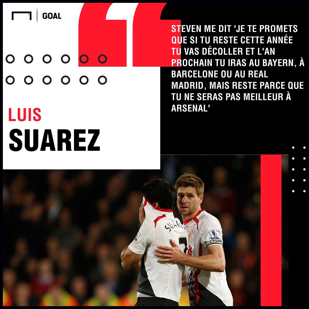 Luis Suarez Steven Gerrard