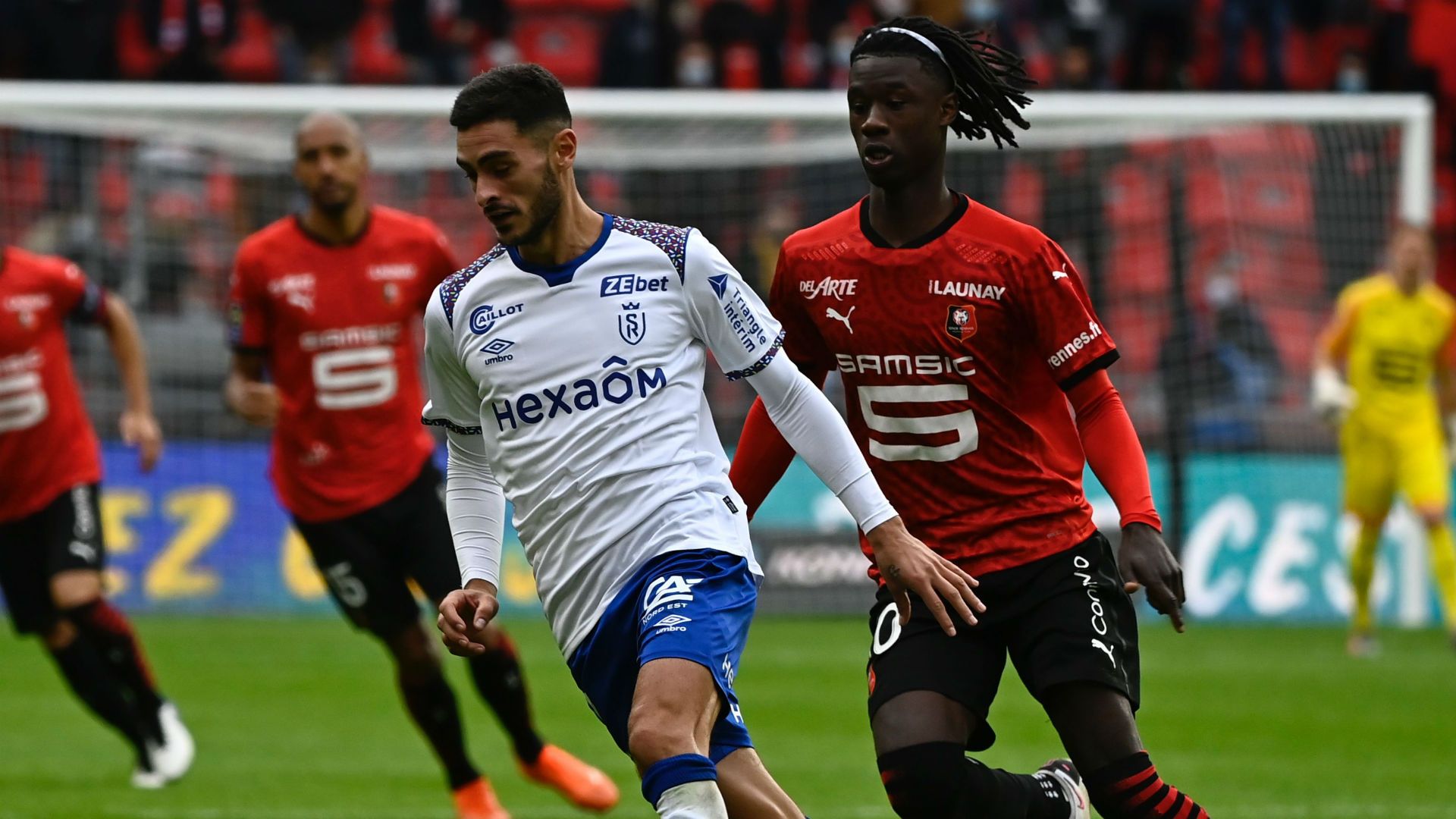 Xavier Chavalerin Eduardo Camavinga Rennes Reims Ligue 1 04102020