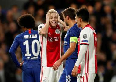 van de beek, chelsea ajax 5/11/19