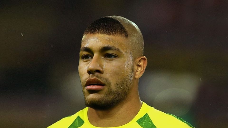 Neymar with Ronaldo's haircut