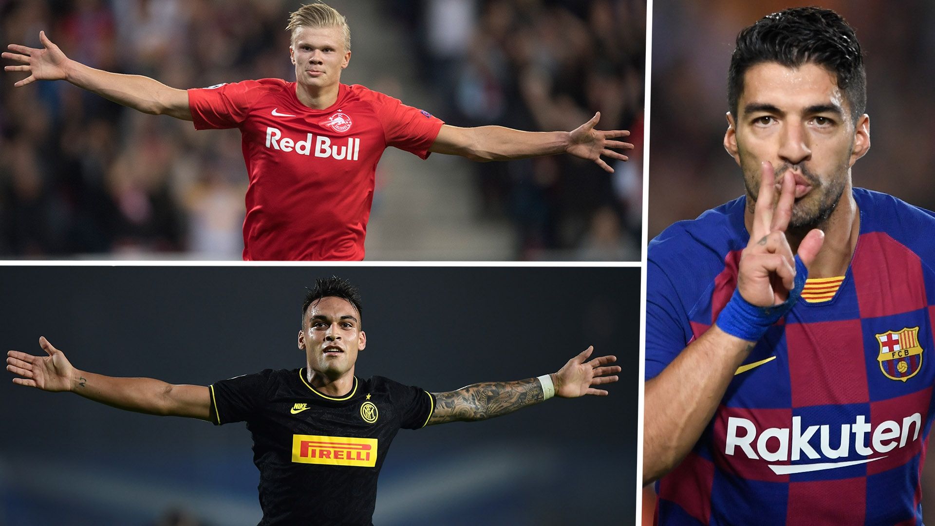 Erling Haaland Lautaro Martinez Luis Suarez