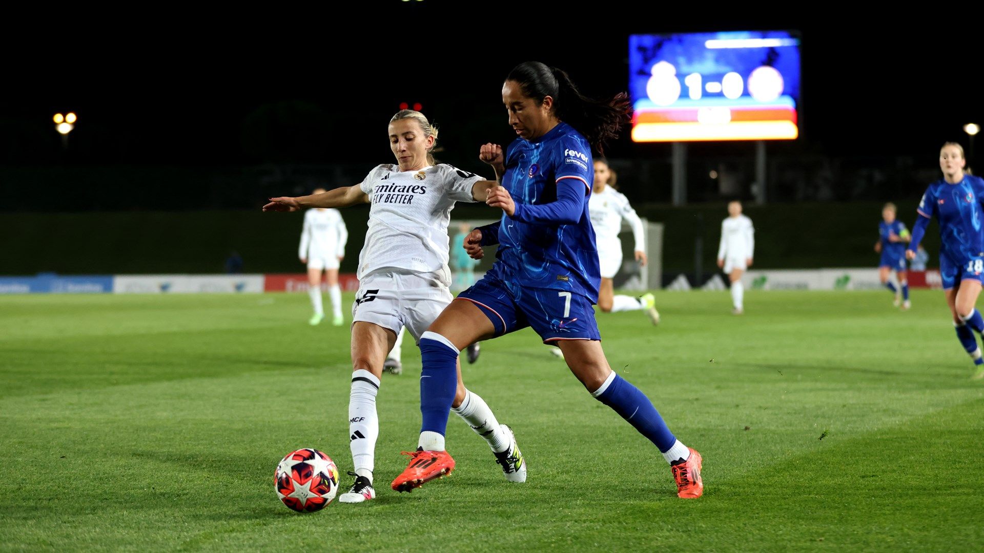 Sheila Garcia Mayra Ramirez Real Madrid Chelsea Women 2024-25