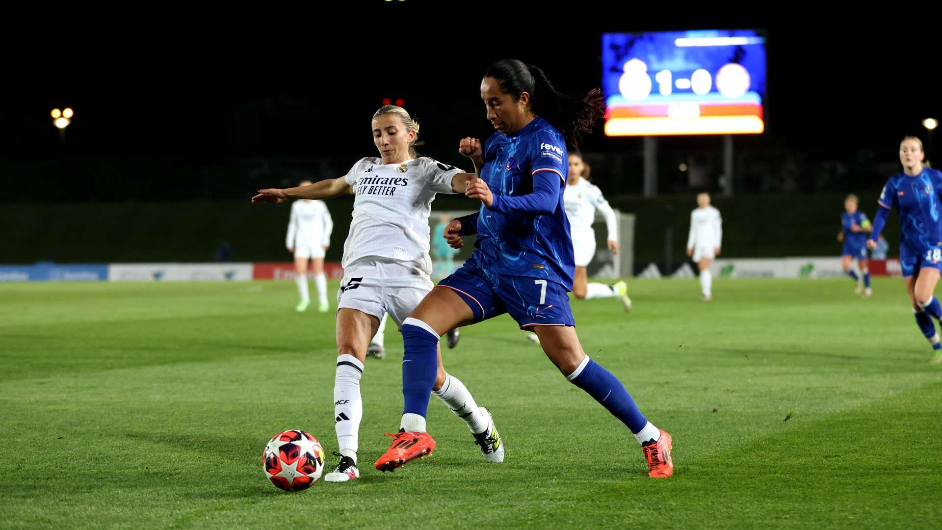 Sheila Garcia Mayra Ramirez Real Madrid Chelsea Women 2024-25