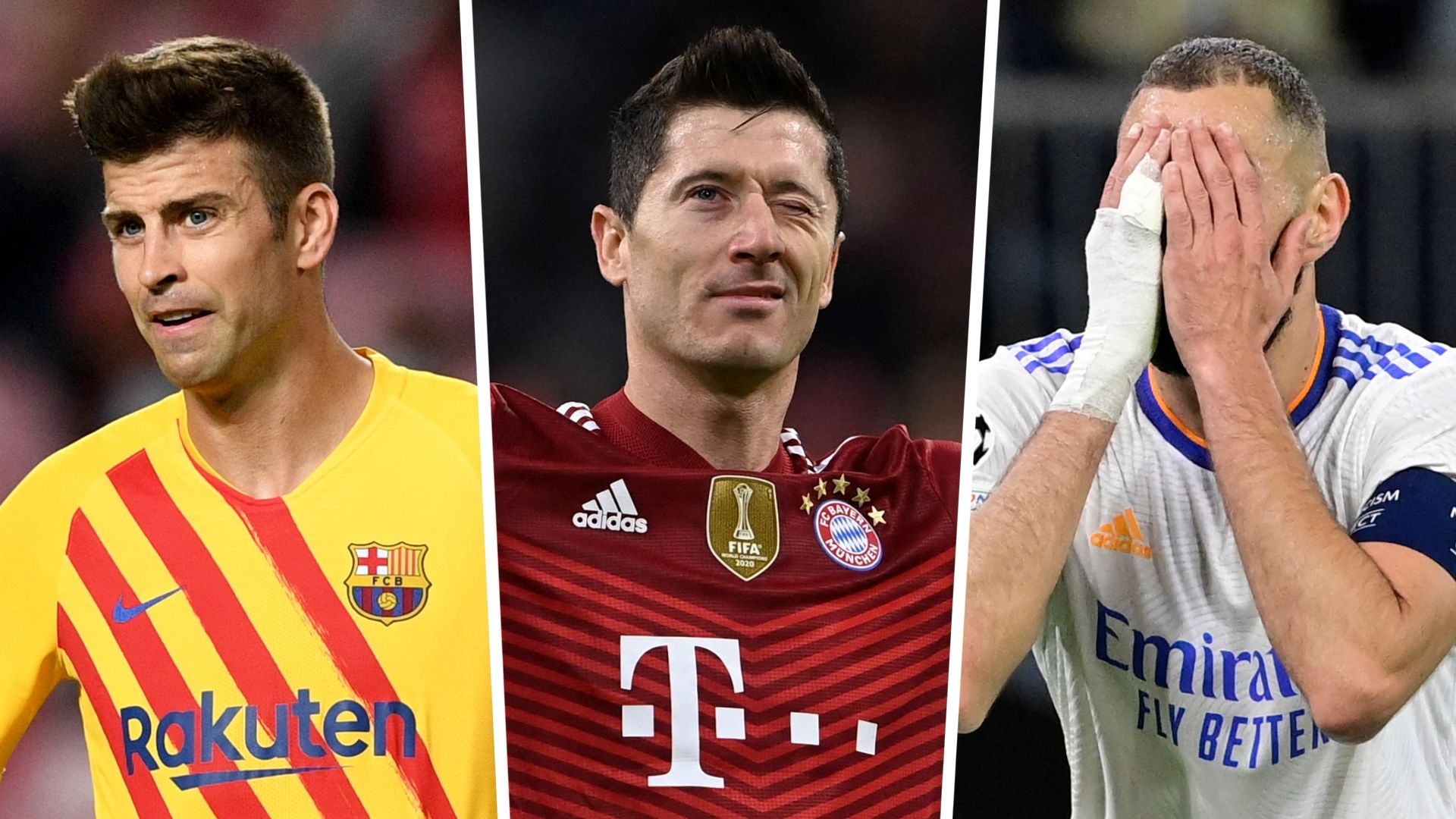 Pique Lewandowski Benzema GFX