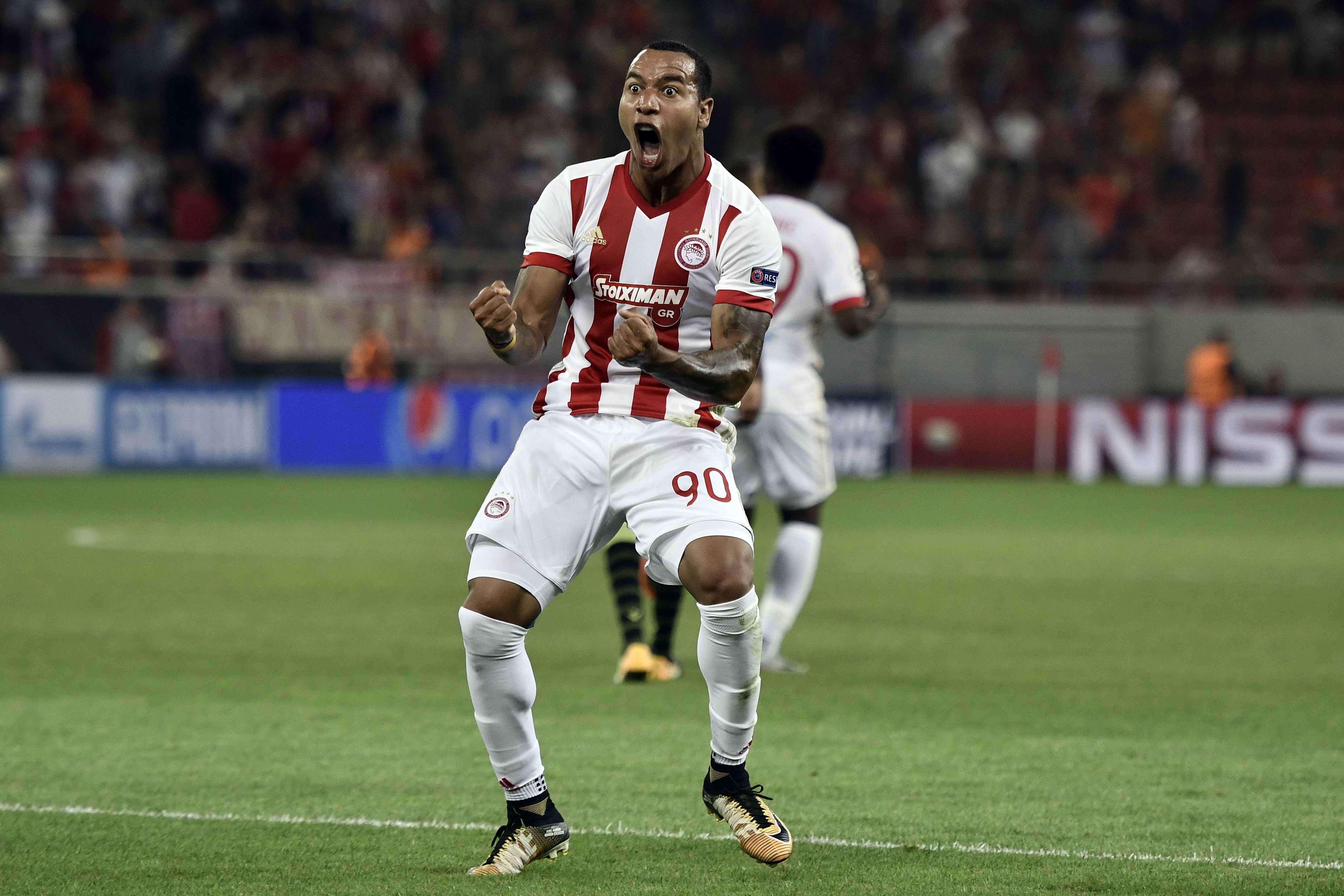 Felipe Pardo Olympiakos cs Sporting Champions League 12092017