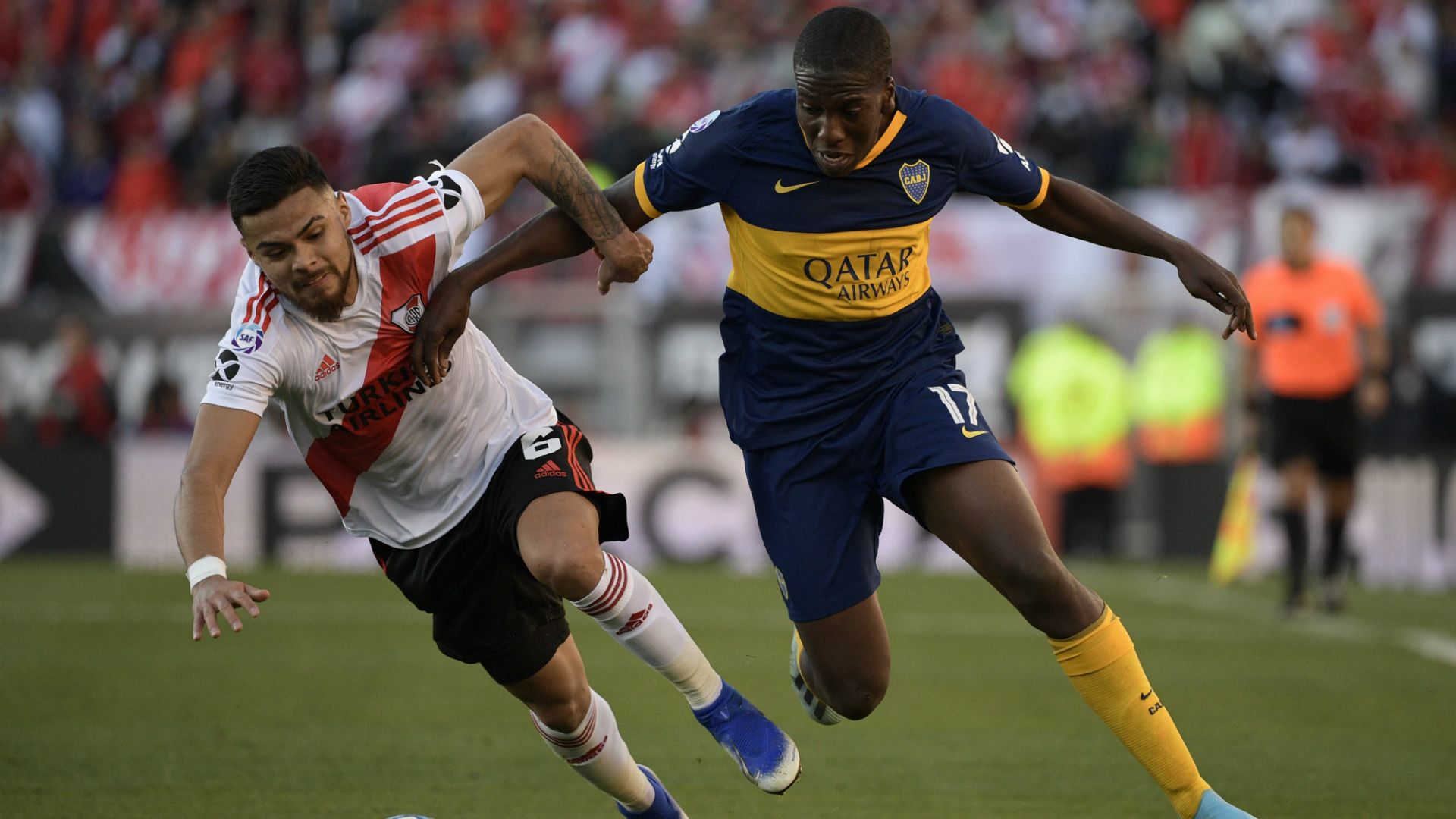Paulo Diaz Jan Hurtado River Plate Boca Juniors Superliga 01092019