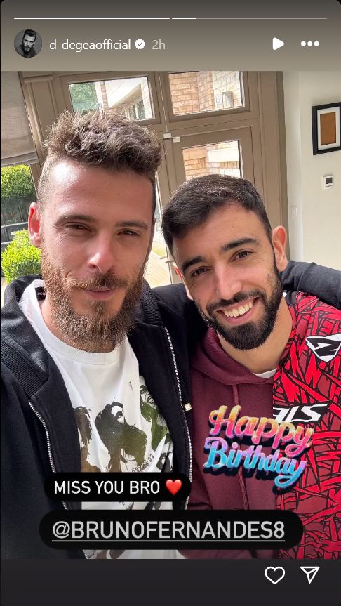 David de Gea Bruno Fernandes