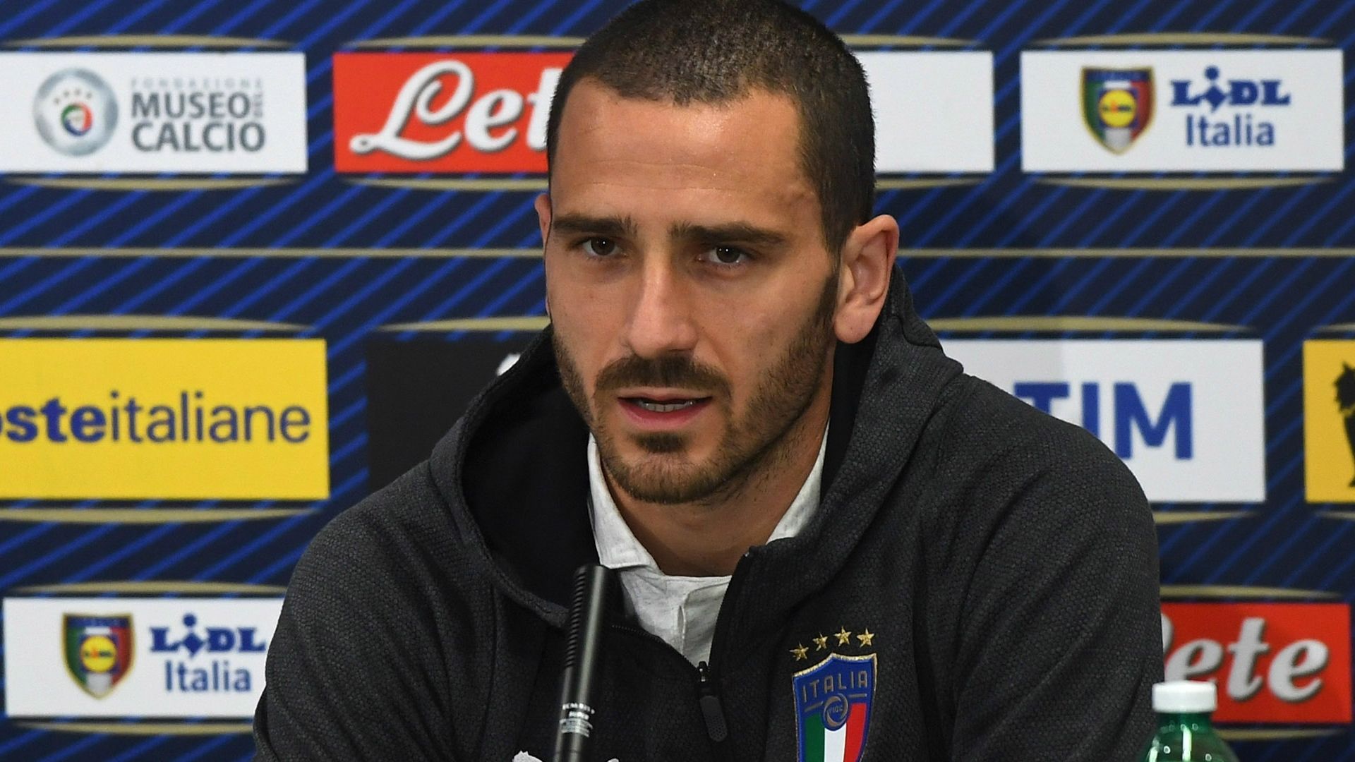 leonardo bonucci press conference italy