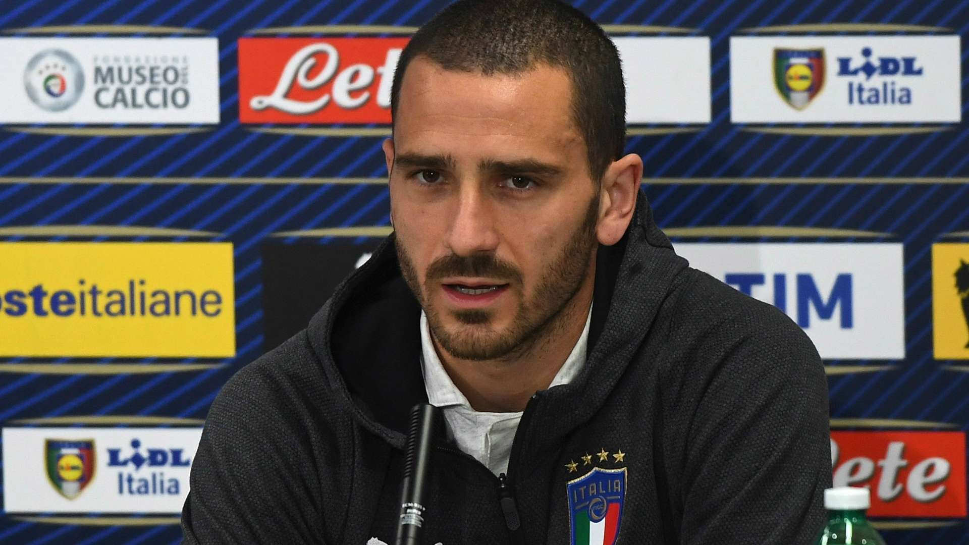 leonardo bonucci press conference italy