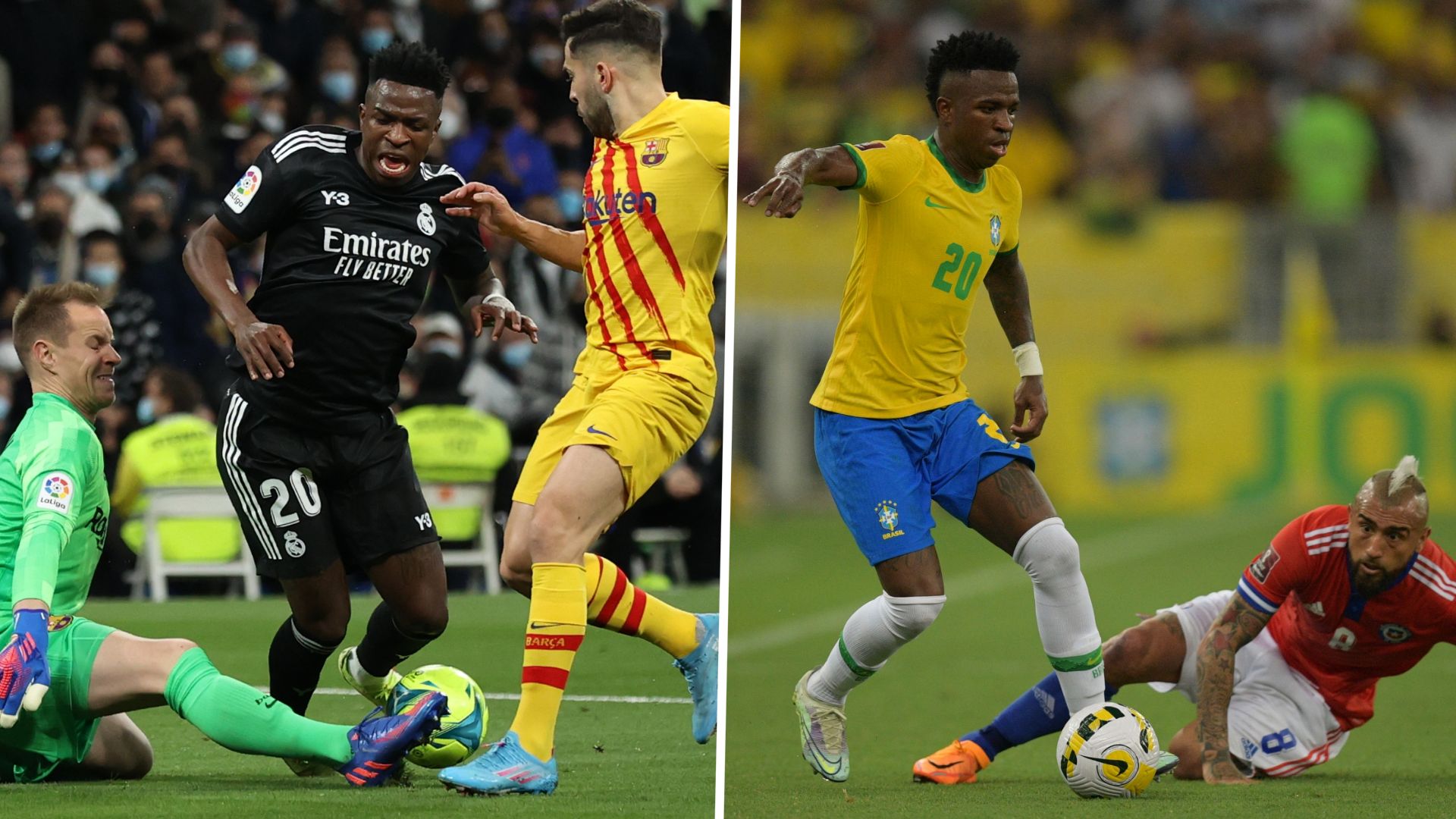 Vinicius Clasico Real Brésil Seleção