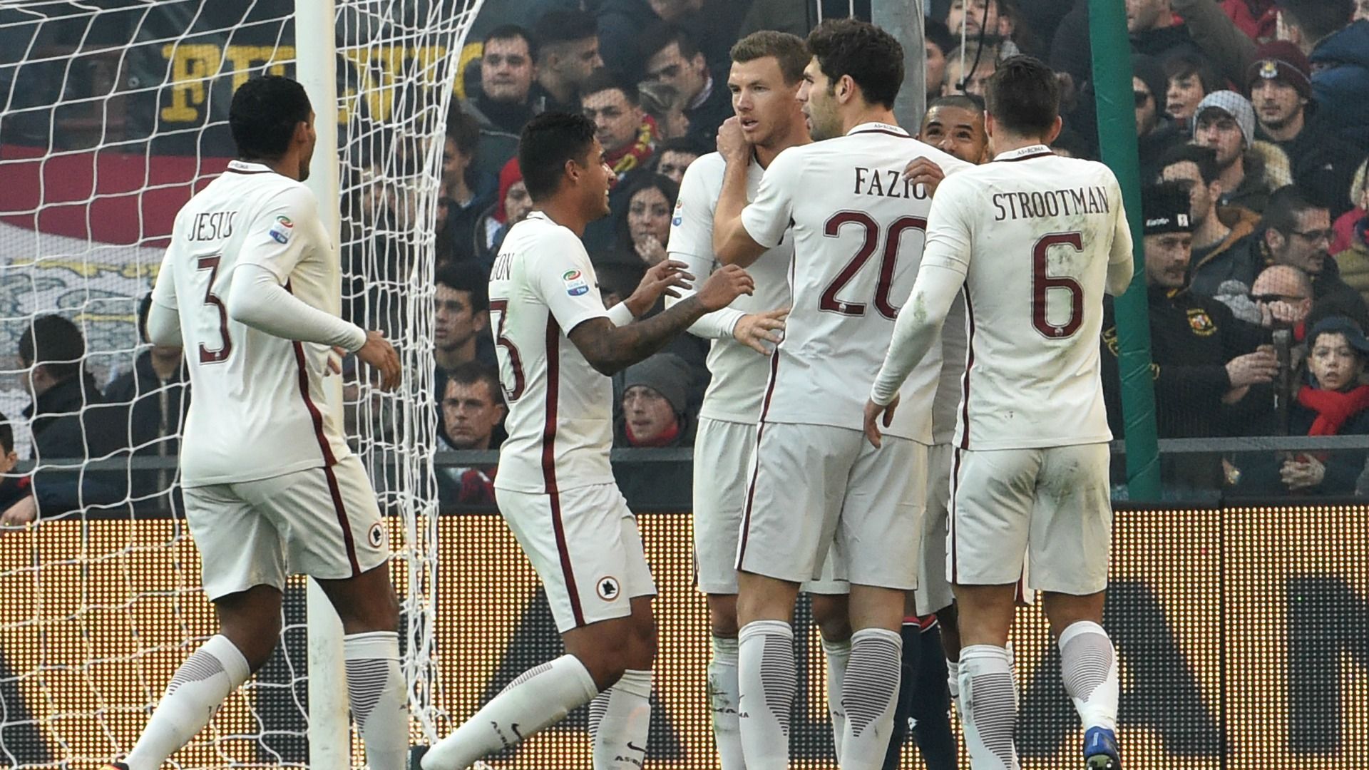 Edin Dzeko Genoa Roma