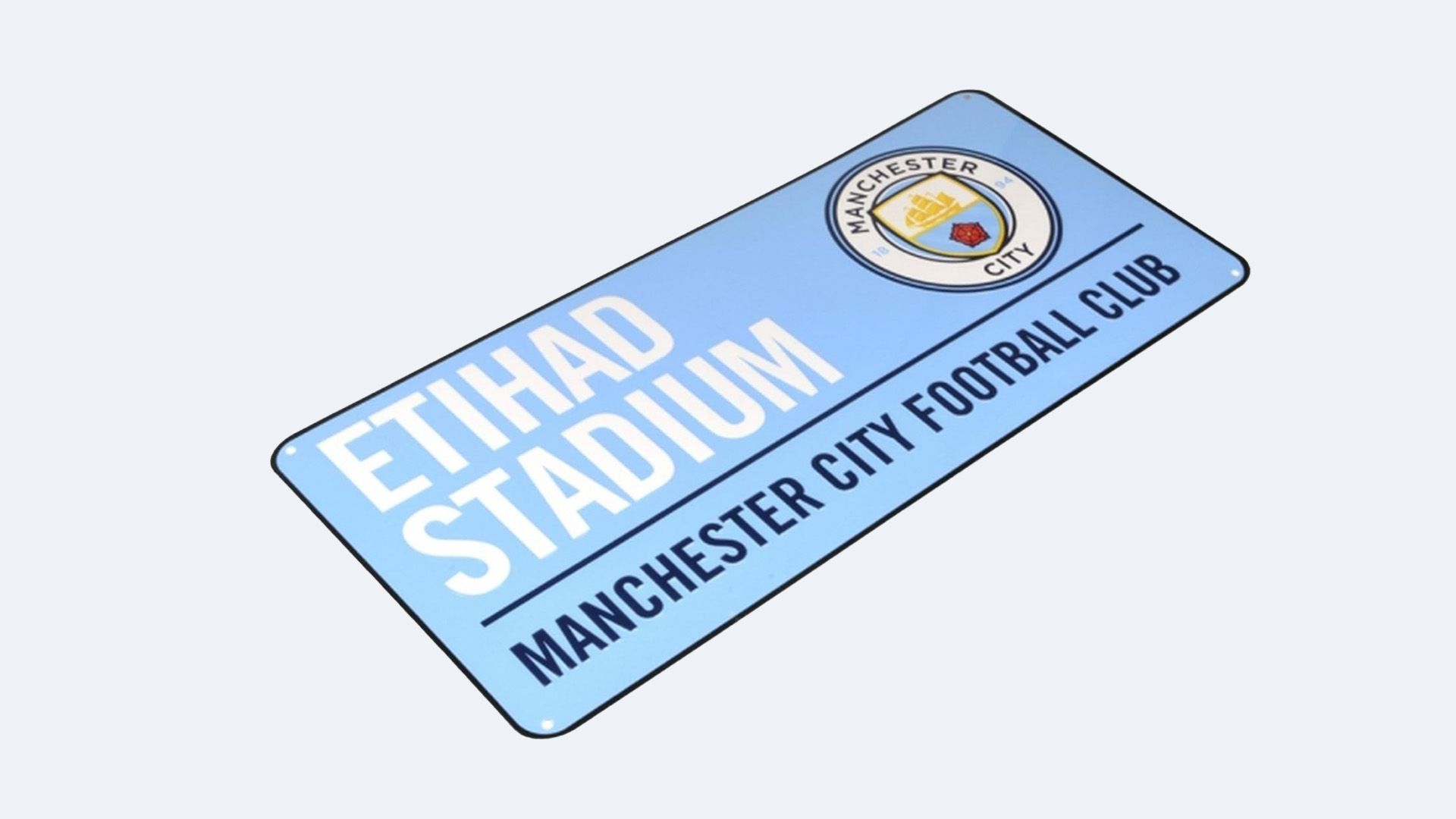 Manchester City Metal Street Sign