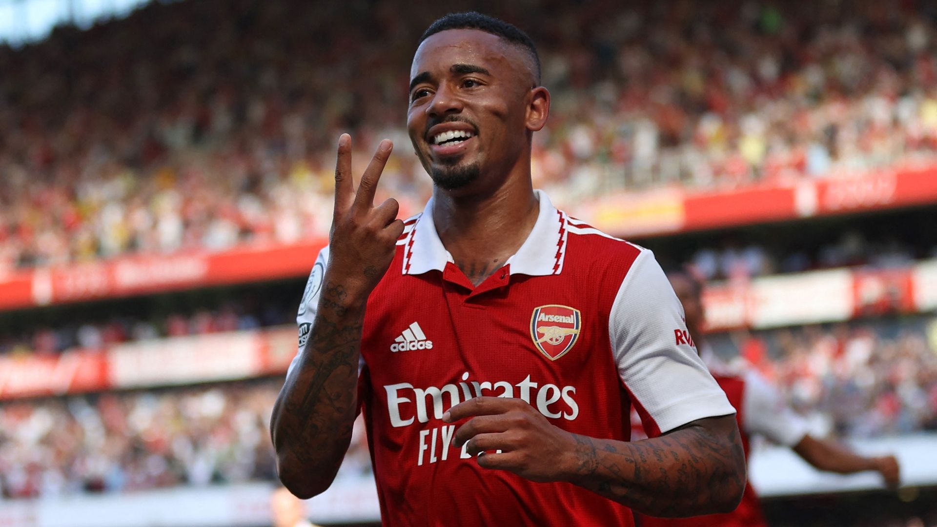 Gabriel Jesus Arsenal Leicester 2022-23