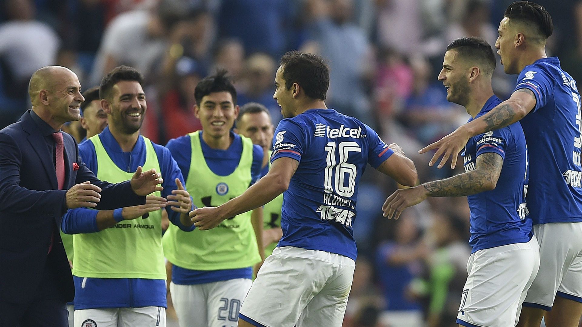 cruz azul 1 1 monterrey festejo j7 ape17