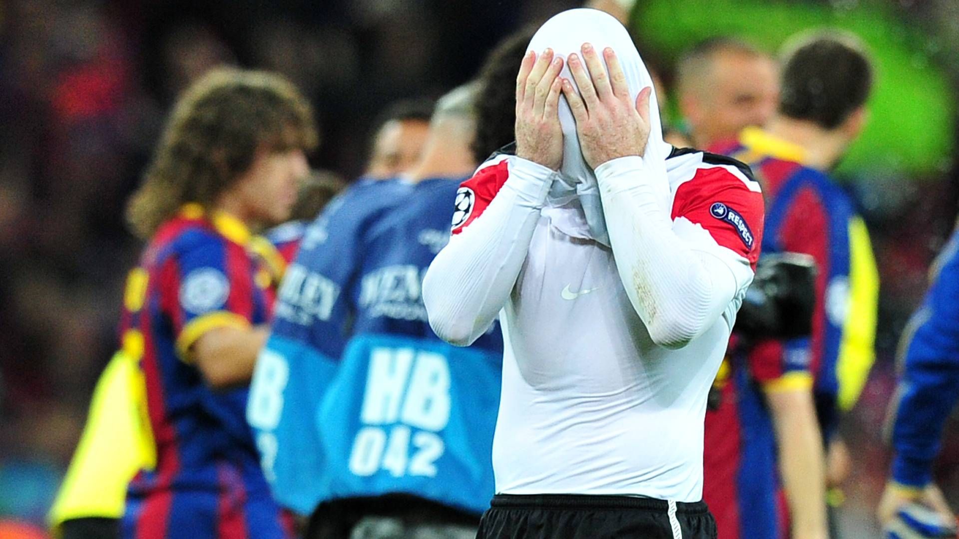 Wayne Rooney Manchester United 2011 Champions League Finale Enttäuschung