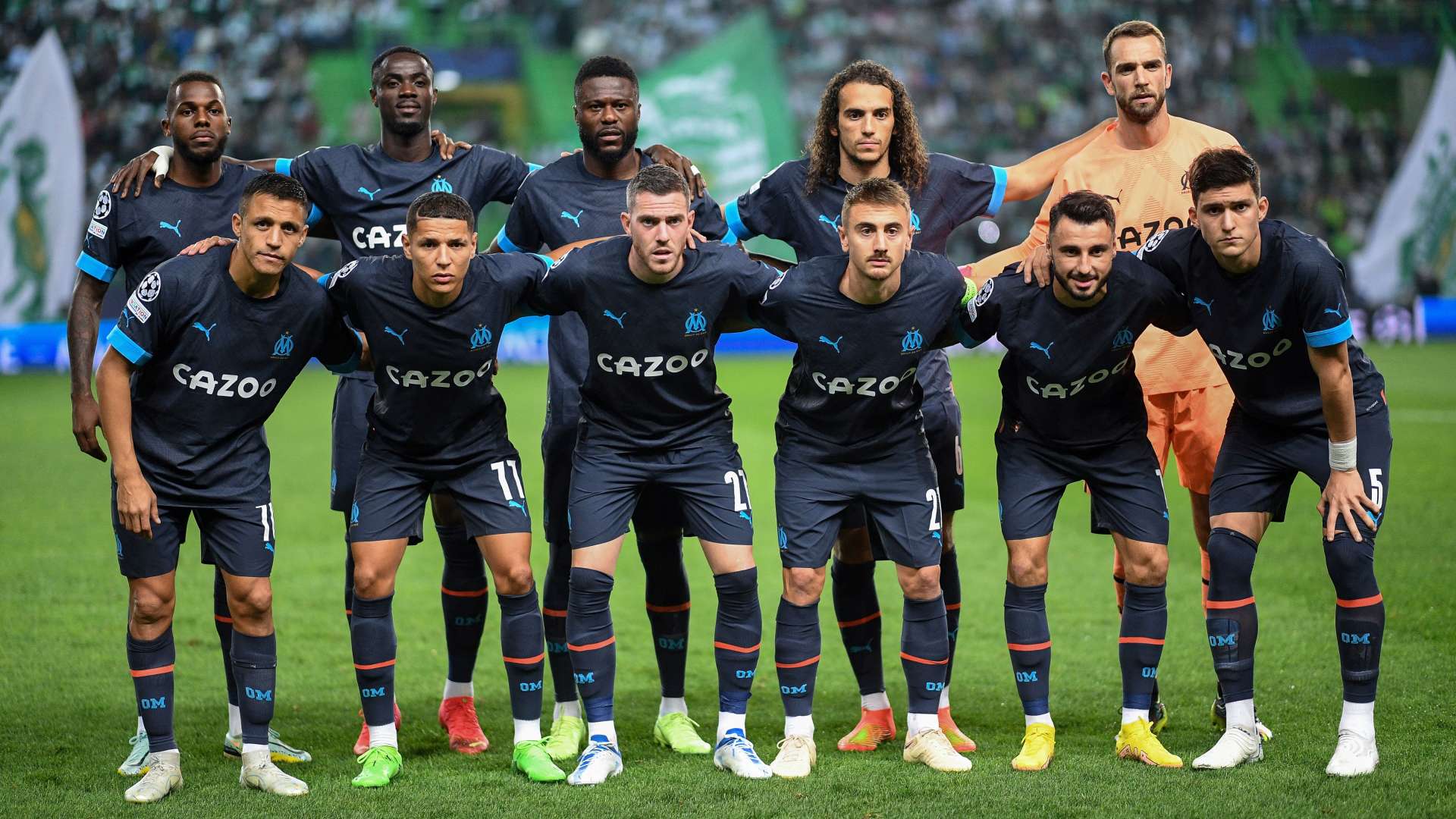 Olympique de Marseille Onze de départ titulaires Sporting CP